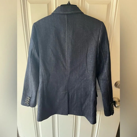 NILI LOTAN NEW Denim blazer size 8 New women’s luxury - Picture 8 of 12